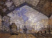 Claude Monet Saint-Lazare Station oil painting